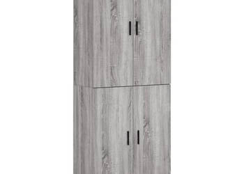 Witrynka szary dąb sonoma 695x34x180cm materiał drewnopochodny WM-3195697