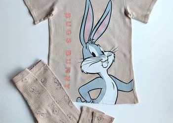 Nowy komplet Bugs Bunny & Tweety H&M 110