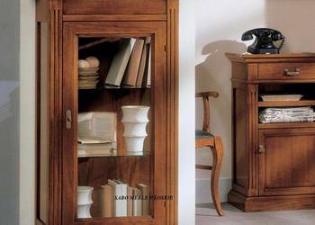 Klasyczna witrynka niska 1d Infinito 752 orzechowa