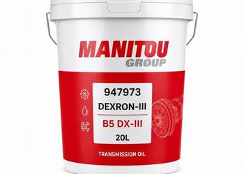 947973 ORYGINALNY Olej skrzyni biegów B5 DX-III MANITOU 20L DEXRON-III