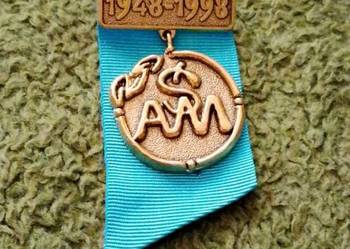 Medal upamiętniający 50 lecie ŚAM w Katowicach.