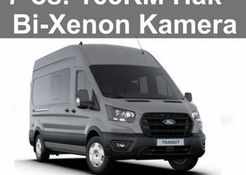 Ford Transit L3H2 165KM Hak Brygadowy 7-os. Kamera Bi-ksenony 1770 zł