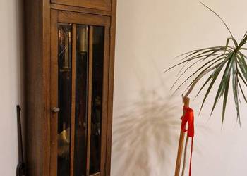 Antyk zegar stojący wahadłowy Ślązak poniemiecki