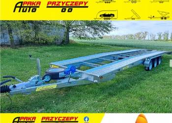 Laweta z najazdami na 2 auta 8,5x2 m DMC 3500