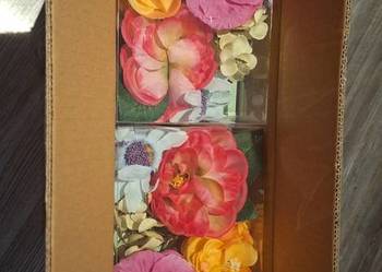 Sztuczne kwiatki do dekoracji stroikow diy robótek ręcznych cały karton Now