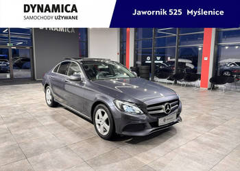 Mercedes C 200 Limousine 2.0 184KM automat 4matic 2016 r., salon PL, serwi…