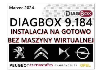 Diagbox 9.184 PL bez maszyny wirtualnej INSTALUJĘ NA GOTOWO!