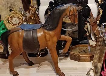 WIELKI CIĘŻKI SKÓRZANY Z PRLU WCZESNEGO KON