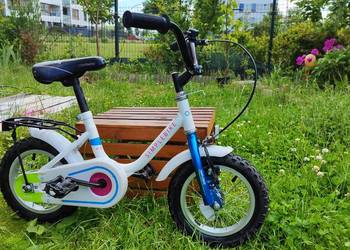 Rower rowerek 12" cali Simplebike Polla dziecięcy kółka boczne rączka