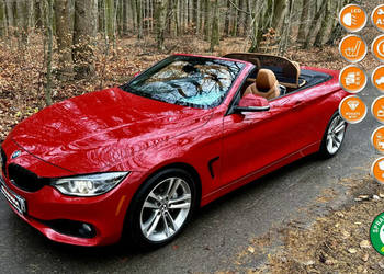 BMW 440 440i kabriolet 326KM bezwypadkowy piękny stan zadbany 37 tys km gw…