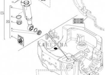 New Holland T6070 Zestaw uszczelek 87644378