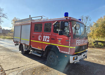 Wóz strażacki MERCEDES-BENZ 814F LF 8/6 (28 846 km) brygadówka