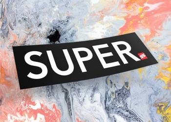 Naklejka SUPERSTREET 15 x 5 cm drift slap jdm bmw #1