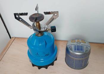 Kuchenka gazowa turystyczna i kartusz z gazem 190 gr