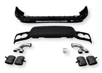 HEICO Volvo XC90 2024–2025 Tylny dyfuzor z końcówkami wydechu T8