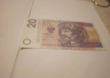 Banknot 20zl  AZ 5555559