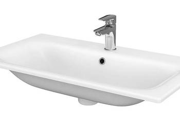 Umywalka Wpuszczana Cersanit Moduo 80x45 Cm Prostokątna Biały Połysk