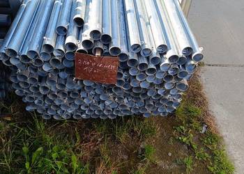 Słupek rura ocynk fi 48,grubość 1,25,  dł.2m