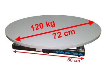 Podest Obrotowy- Ekspozytor- Napęd Reklam- Obrotnica 120kg+podest+sterownik