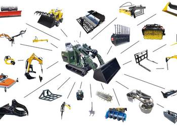 Nowa 2026 Mini Ładowarka gąsienicowa MS-TL113 JSB MINI