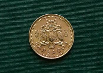 Barbados 5 centów, 1988r