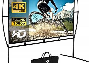 EKRAN PROJEKCYJNY ZE STOJAKIEM GETCO TECH PRO 16:9