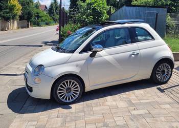 Fiat 500 jasny środek szyberdach klimatyzacja