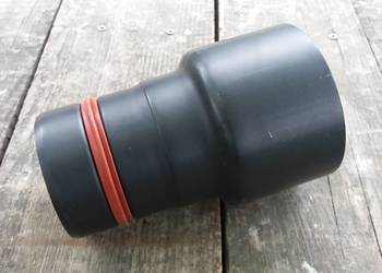 Redukcja spęczana kominek pellet DARCO -80/+100mm uszczelka silikonowa