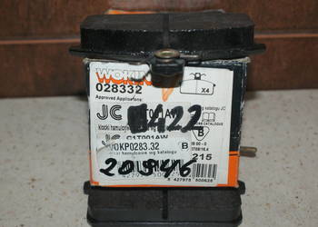 6146/1 - A.B.S. - KLOCKI HAMULC. SEAT IBIZA 84-93 Z CZUJ. Ze