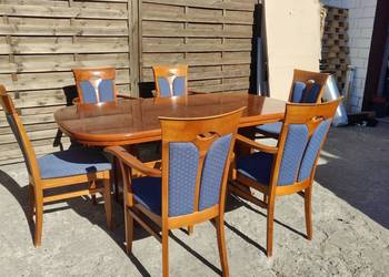 Stół KLOSE rozkładany duży do 360 cm + 6 krzeseł