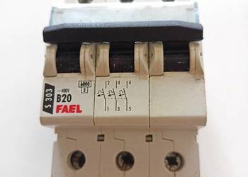 Wyłącznik nadprądowy B-20 A  FAEL 400V 3P