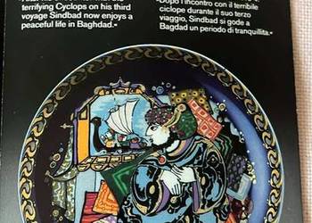 Talerzyk Rosenthal. Kolekcjonerski. Z serii Sindbad Żeglarz. Motiv 4