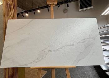 Gres 60x120  Statuario struktura Nowość biały marmur kamień
