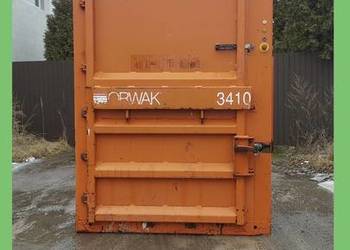 Belownica prasa do folii kartonu makulatury odpadów śmieci papieru Orwak