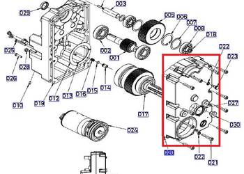 Pokrywa  przystawki pto l5040
