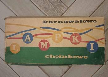Lampki Choinkowe Vintage z lat PRL-u. Unikat