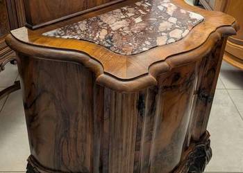 Wspaniała szafka neobarokowa orzech z czeczotą -sklep Dąbrowa Górnicza