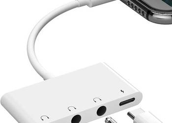 audio adapter with charge 4in 1