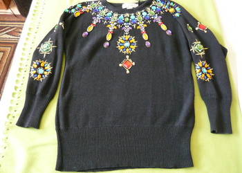 Sweterek - bluzka wyszywana