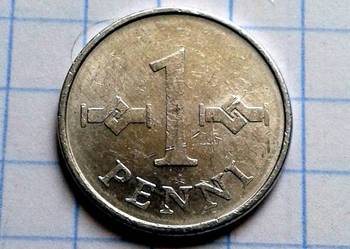 1 PENNI 1972 ROK - FINLANDIA
