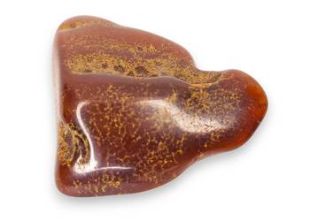 Broszka z bursztynu, bursztyn bryłka #1497