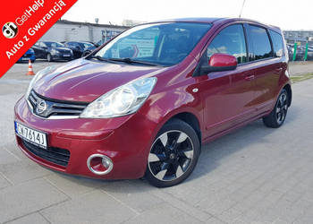 Nissan Note 1,4 Benzyna Klimatronik Nawigacja Tempomat Zarejestrowany Gwar…