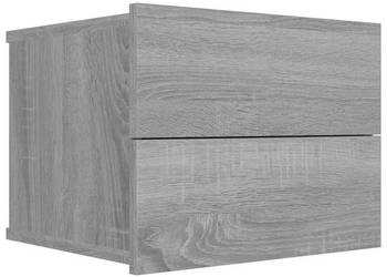Szafka nocna szary dąb sonoma 40x30x30 cm WM-815413