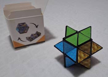 Gwiazda układanka, rozkładana kostka logiczna, magiczna, 5,7cm (Zabawka)