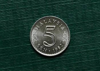 MALEZJA - 5 senów, 1982r