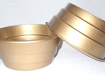 Miski 20cm ZŁOTE doniczki 1,8 litra. M20PT 20 cm na święta