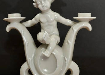 Świecznik porcelanowy GH & Co Gräfenthal