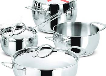 Lagostina Euforia Zestaw Garnków i Patelni Stal Nierdzewna