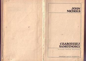 (3641) CZARODZIEJ SAMOTNOŚCI – JOHN NICHOLAS