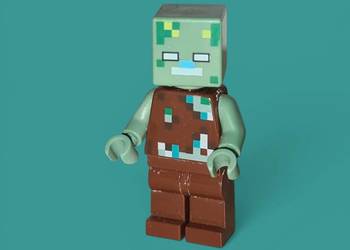Lego Minecraft Drowned Zombie MIN088